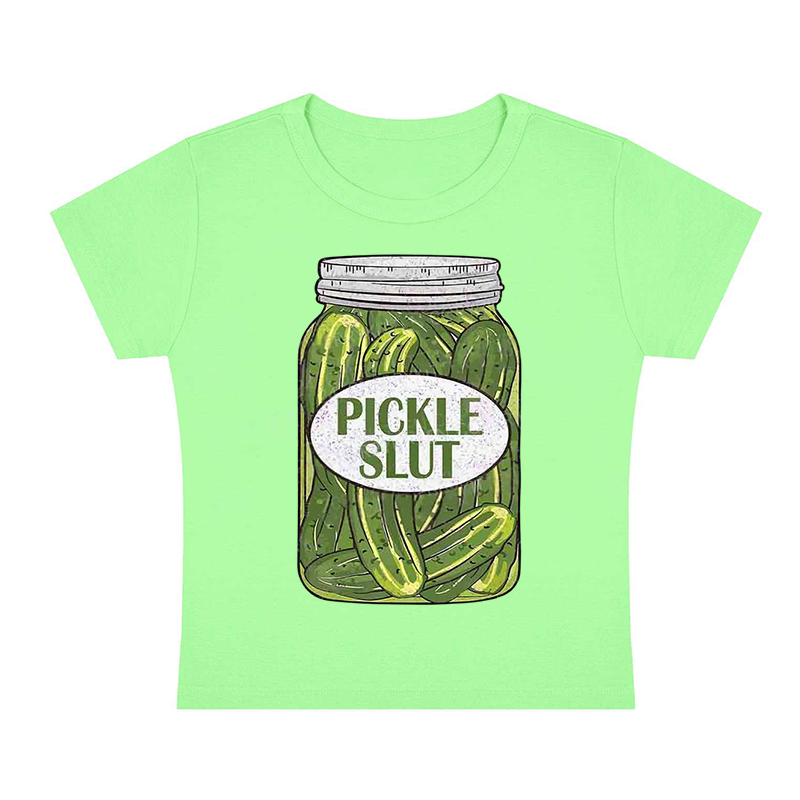 Pickle Slxt Y2K Baby Tee