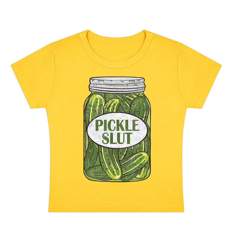 Pickle Slxt Y2K Baby Tee