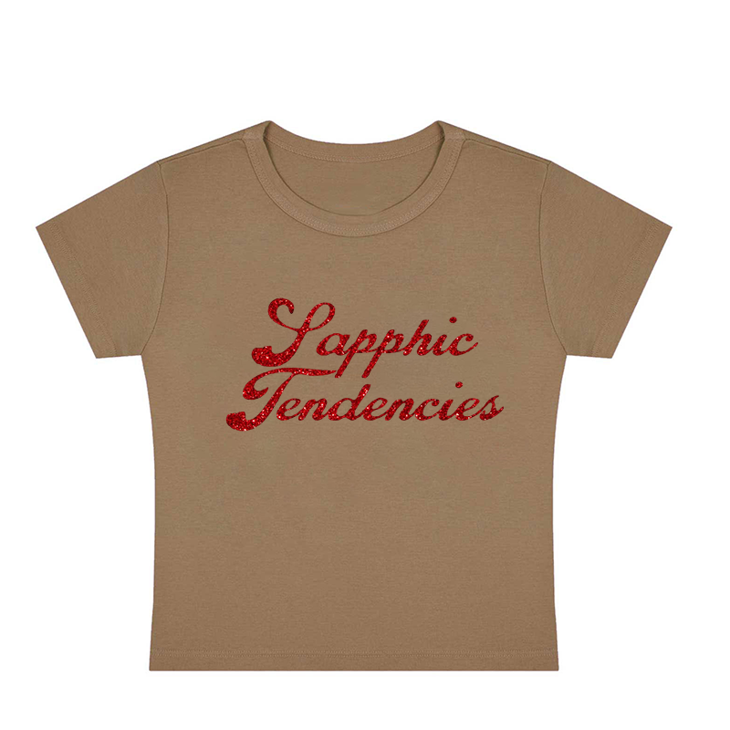 Sapphic Tendencies Y2K Baby Tee