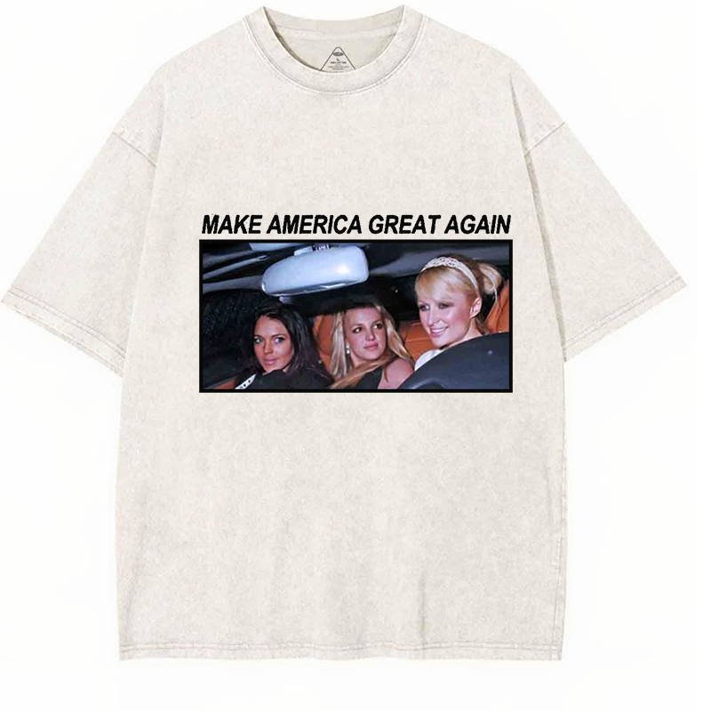 Make America Great Again Y2K Washed Tee