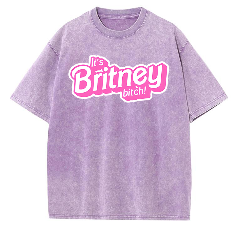 It's Britney Bitch Y2K Washed Tee