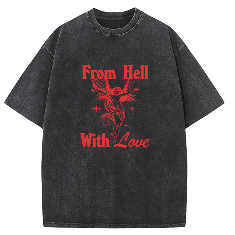 From Hell With Love Y2K Washed Tee