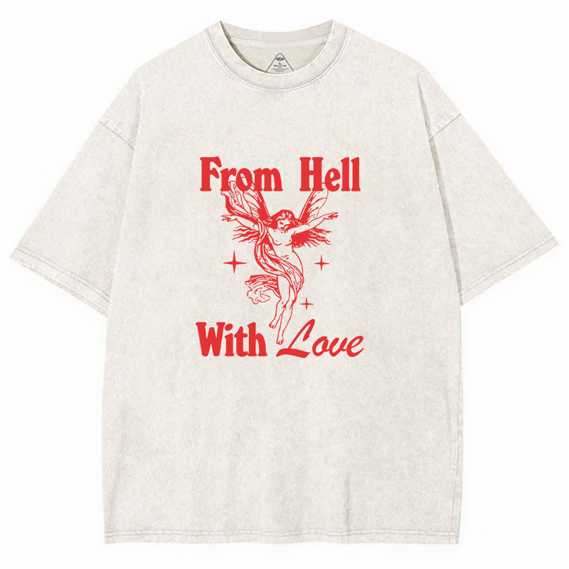 From Hell With Love Y2K Washed Tee