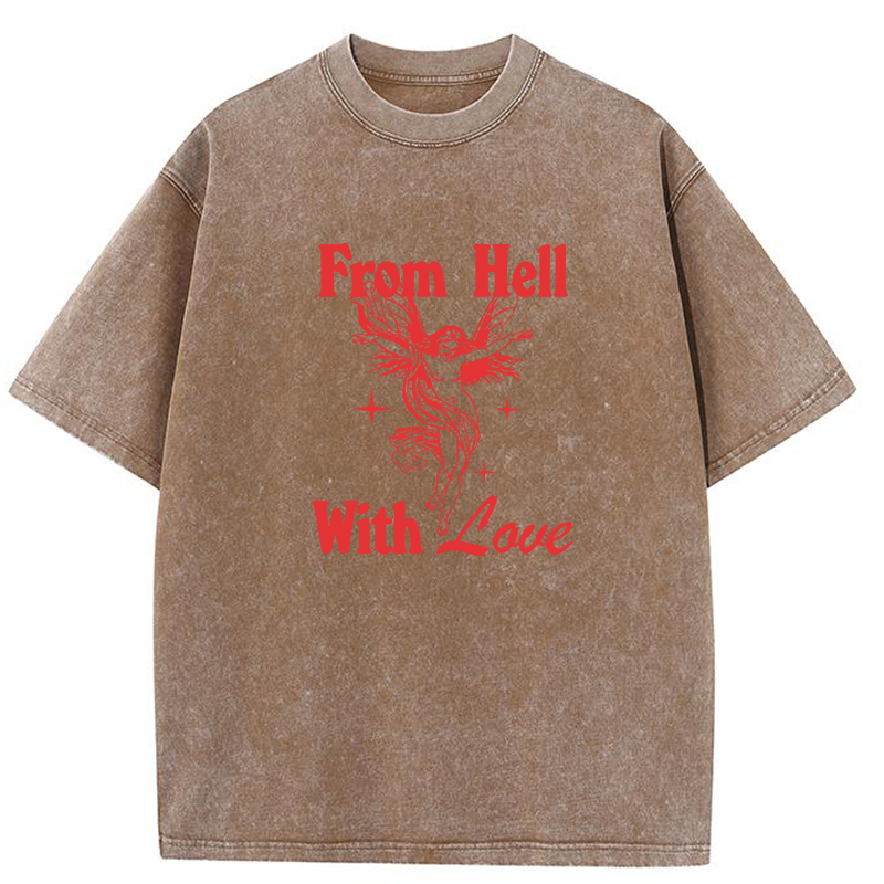 From Hell With Love Y2K Washed Tee