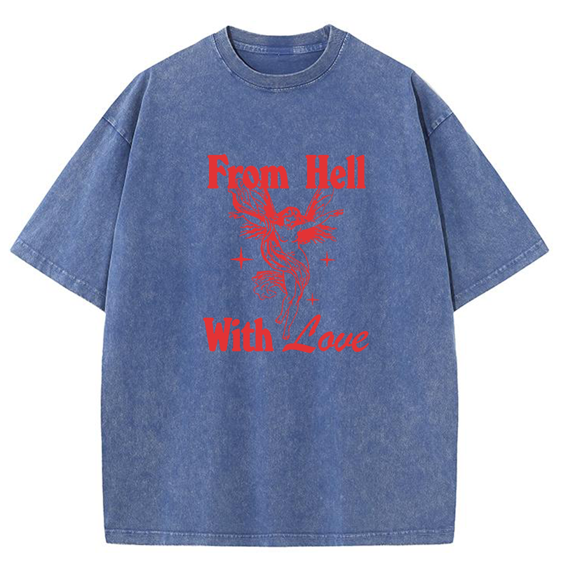 From Hell With Love Y2K Washed Tee