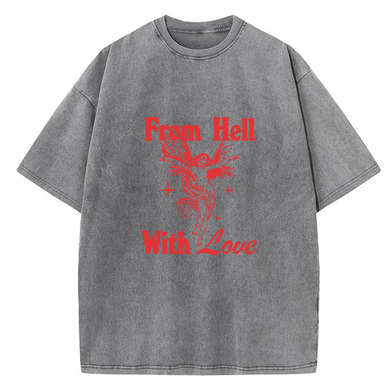 From Hell With Love Y2K Washed Tee