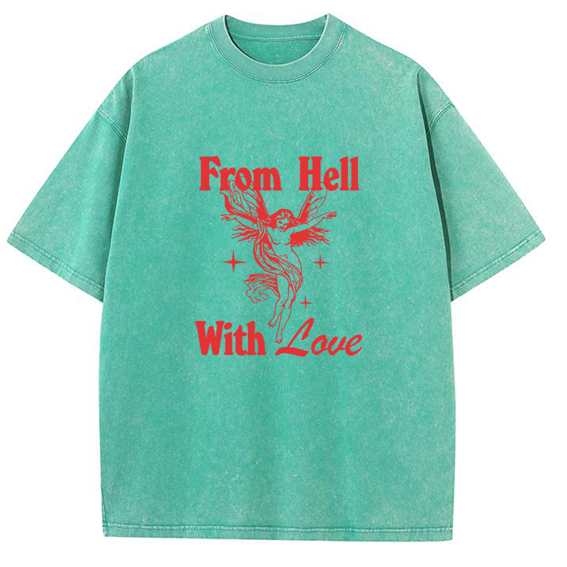 From Hell With Love Y2K Washed Tee