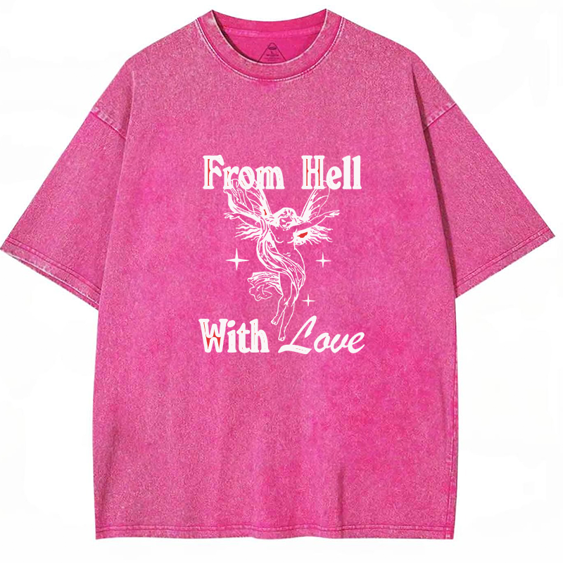 From Hell With Love Y2K Washed Tee