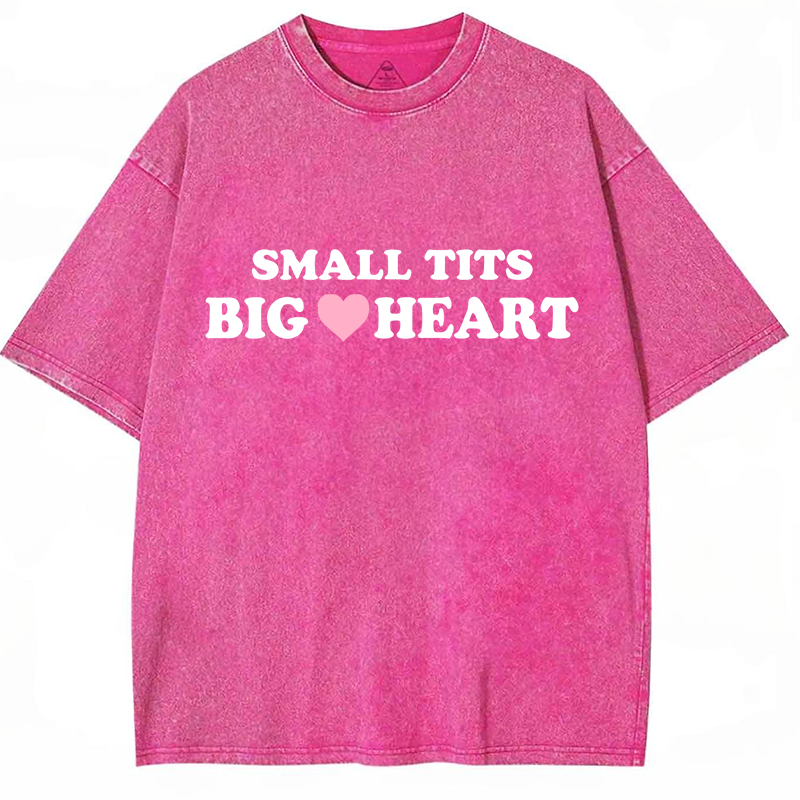 Small Txxs Big Heart Y2K Washed Tee