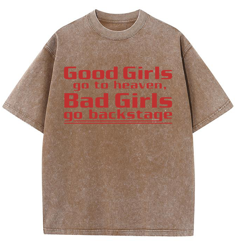 Good Girls Go to Heaven Y2K Washed Tee