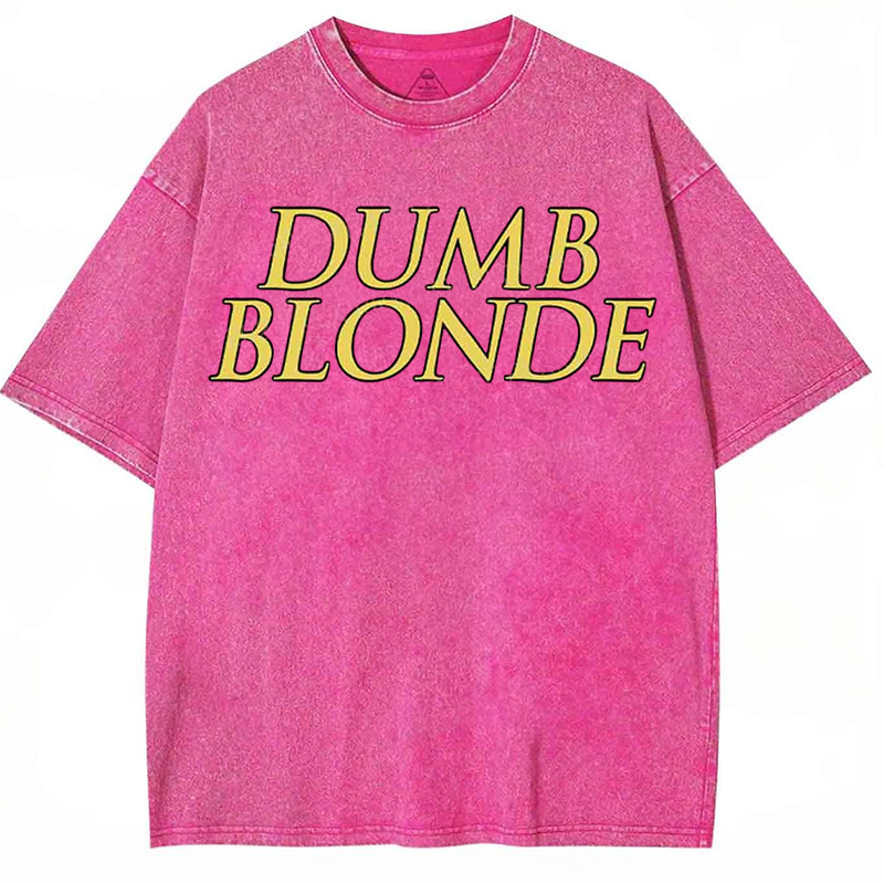 Dumb Blonde Y2K Washed Tee
