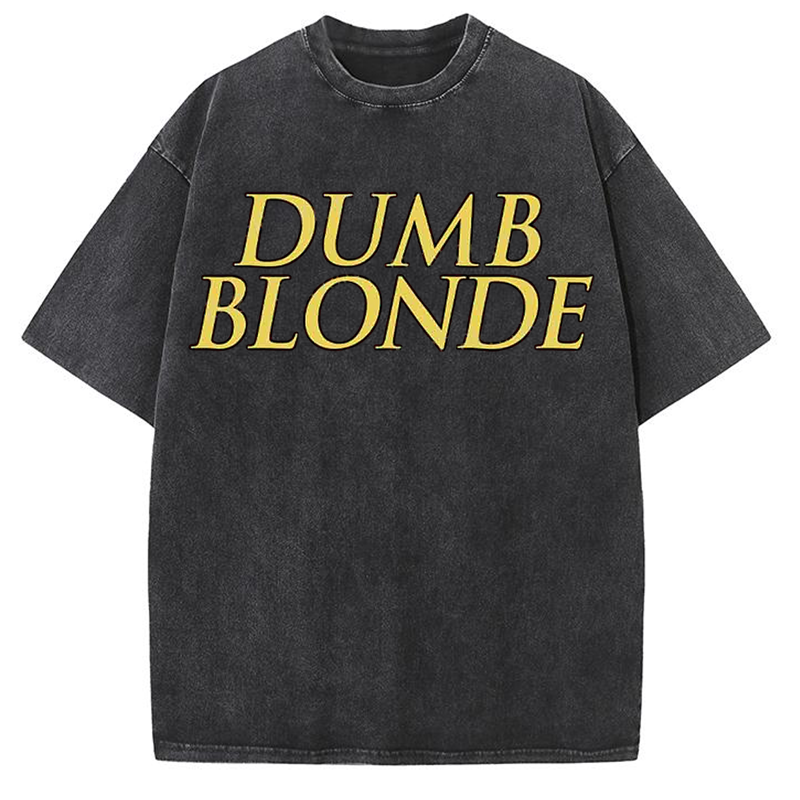 Dumb Blonde Y2K Washed Tee