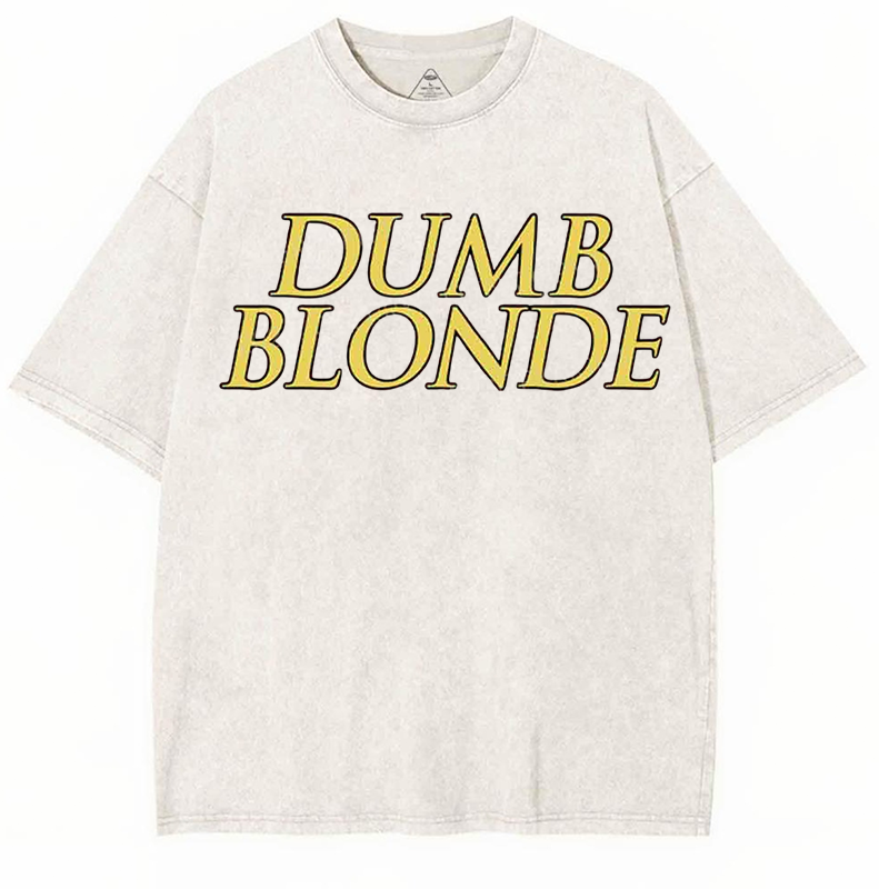 Dumb Blonde Y2K Washed Tee