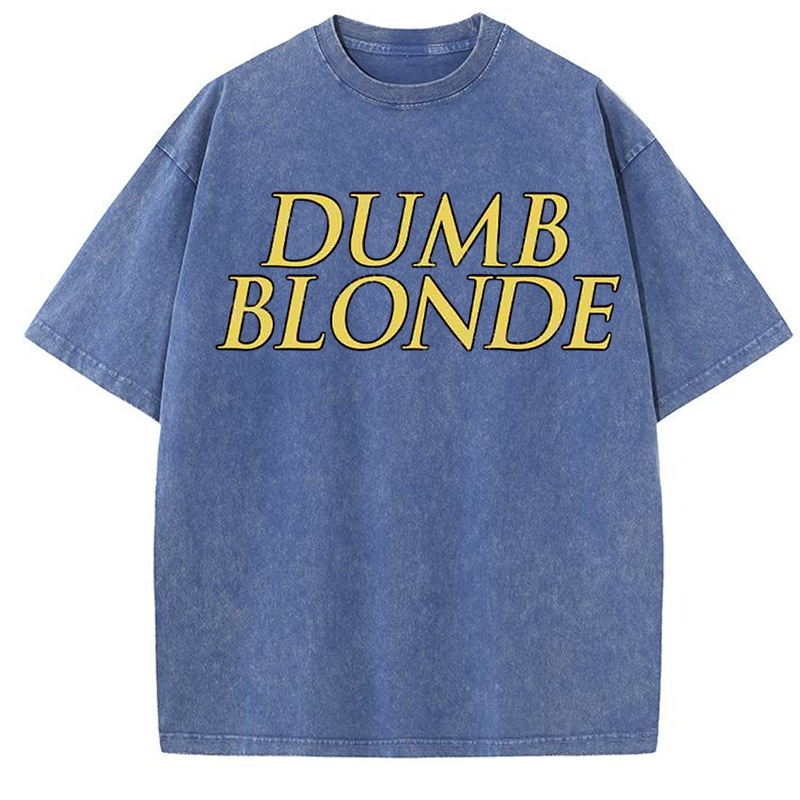 Dumb Blonde Y2K Washed Tee
