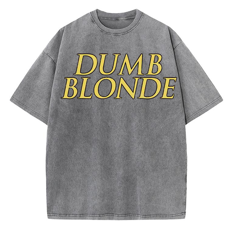Dumb Blonde Y2K Washed Tee