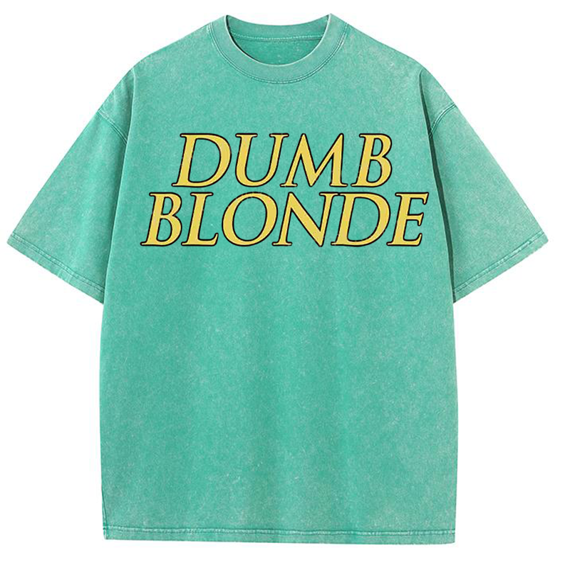 Dumb Blonde Y2K Washed Tee