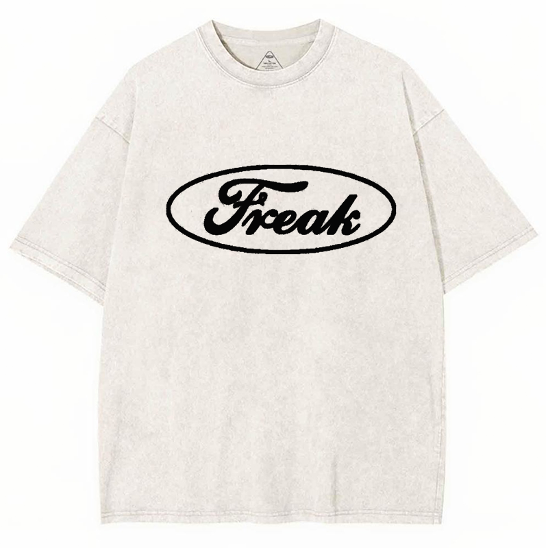 Oval Freak Y2K Washed Tee