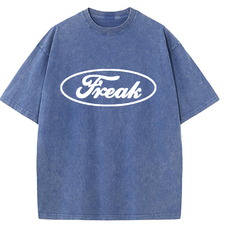 Oval Freak Y2K Washed Tee