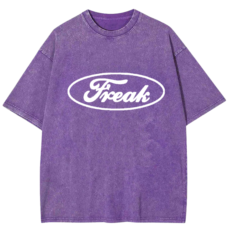 Oval Freak Y2K Washed Tee