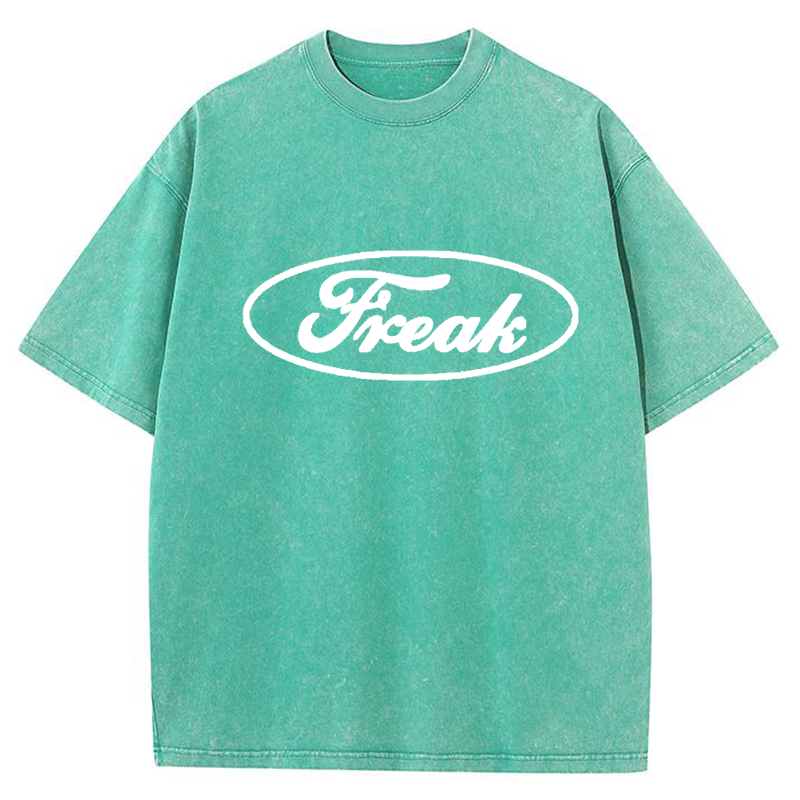 Oval Freak Y2K Washed Tee