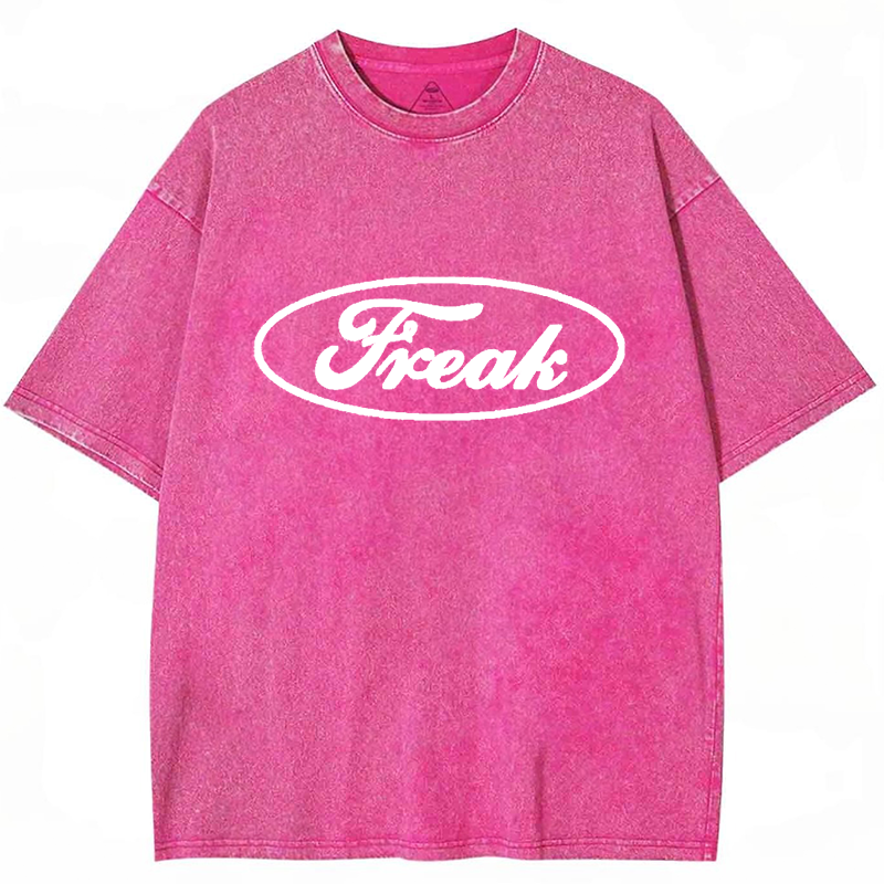 Oval Freak Y2K Washed Tee