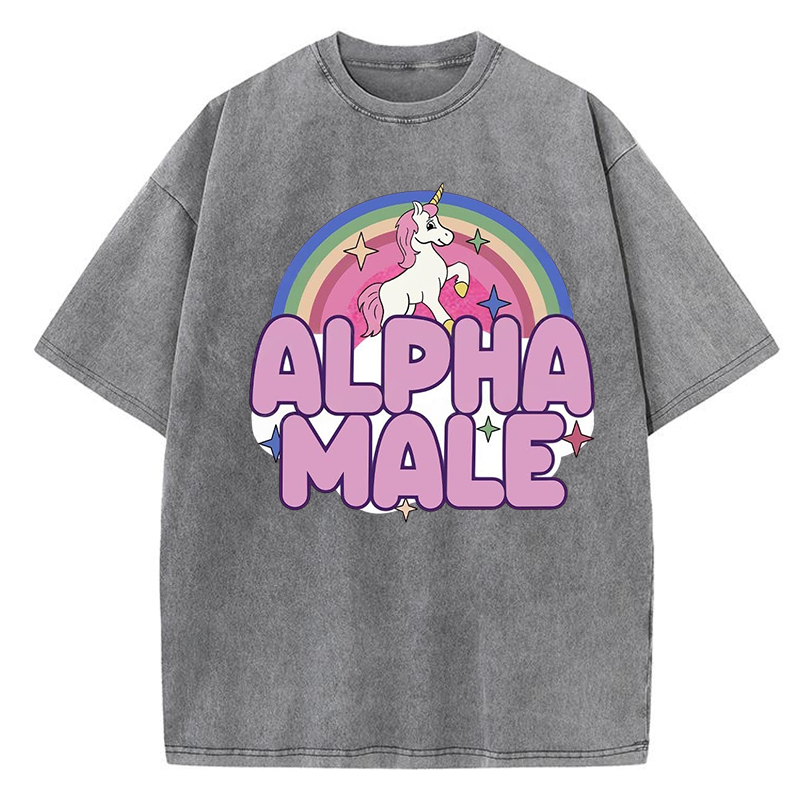 Alpha Male Y2K Washed Tee