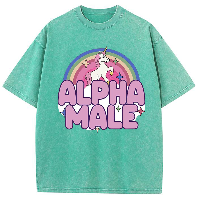 Alpha Male Y2K Washed Tee