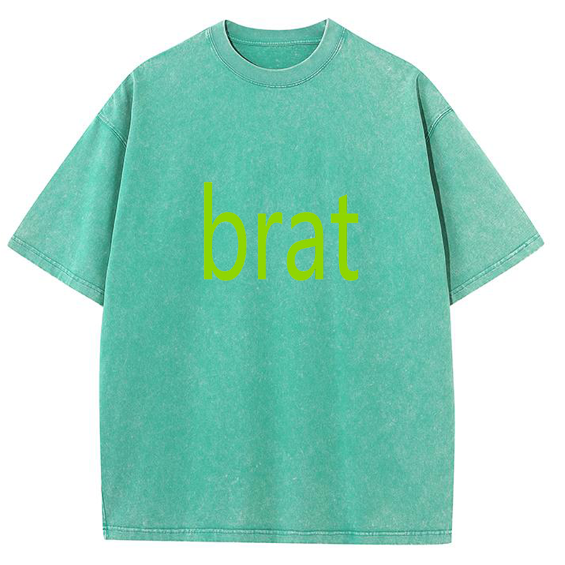Green Brat Y2K Washed Tee