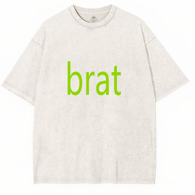 Green Brat Y2K Washed Tee