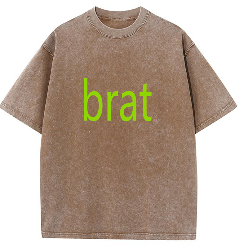 Green Brat Y2K Washed Tee
