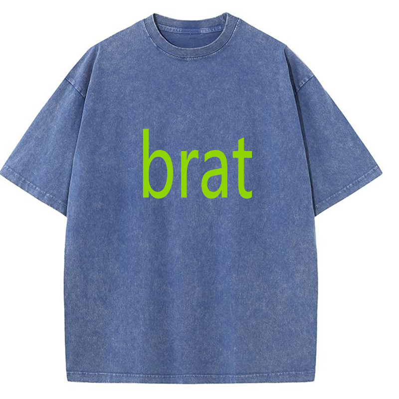 Green Brat Y2K Washed Tee