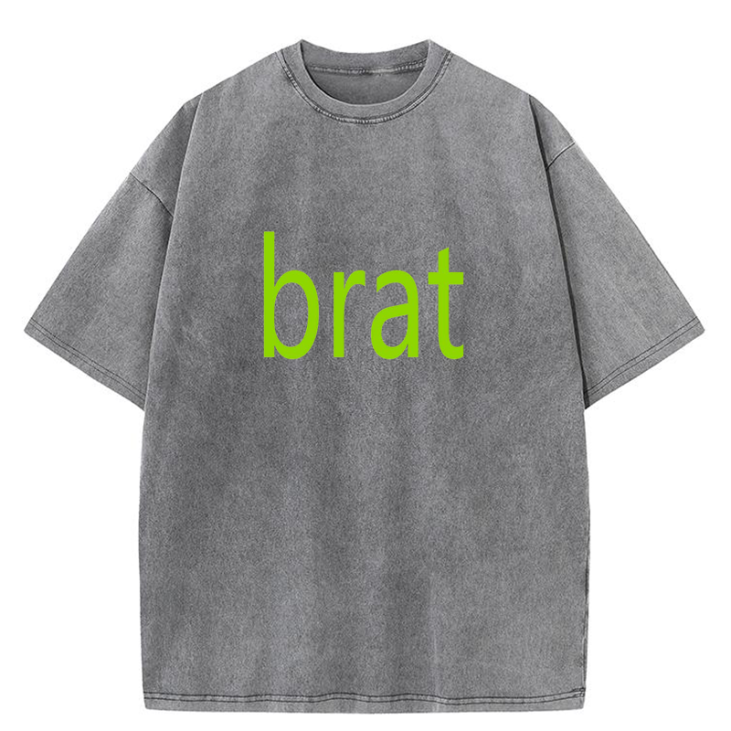 Green Brat Y2K Washed Tee