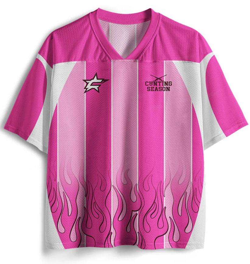 Cunting Season Y2K Crop Sport Jersey Shirts