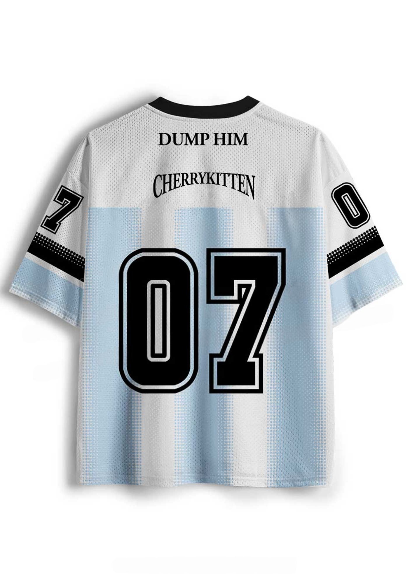 Dump Him Y2K Crop Sport Jersey Shirts