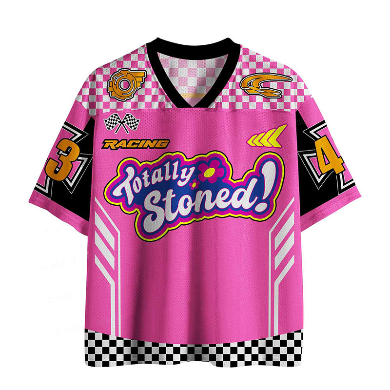 Stoned Y2K Crop Sport Jersey Shirts