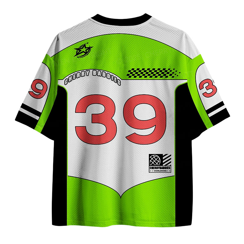 L WAS GAY Y2K Crop Sport Jersey Shirts