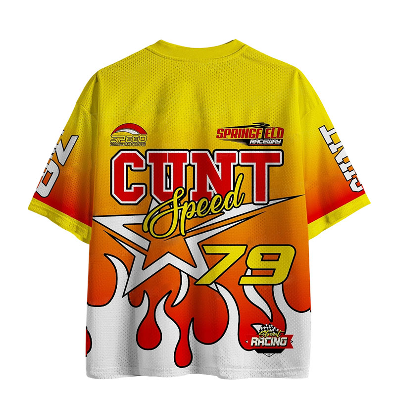 Cunt Y2K Crop Sport Jersey Shirts
