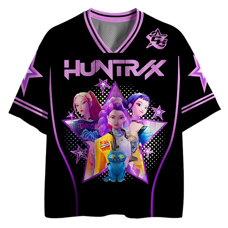 Huntr Y2K Crop Sport Jersey Shirts