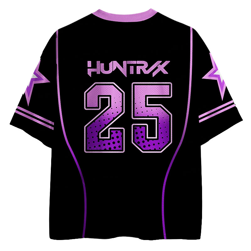 Huntr Y2K Crop Sport Jersey Shirts