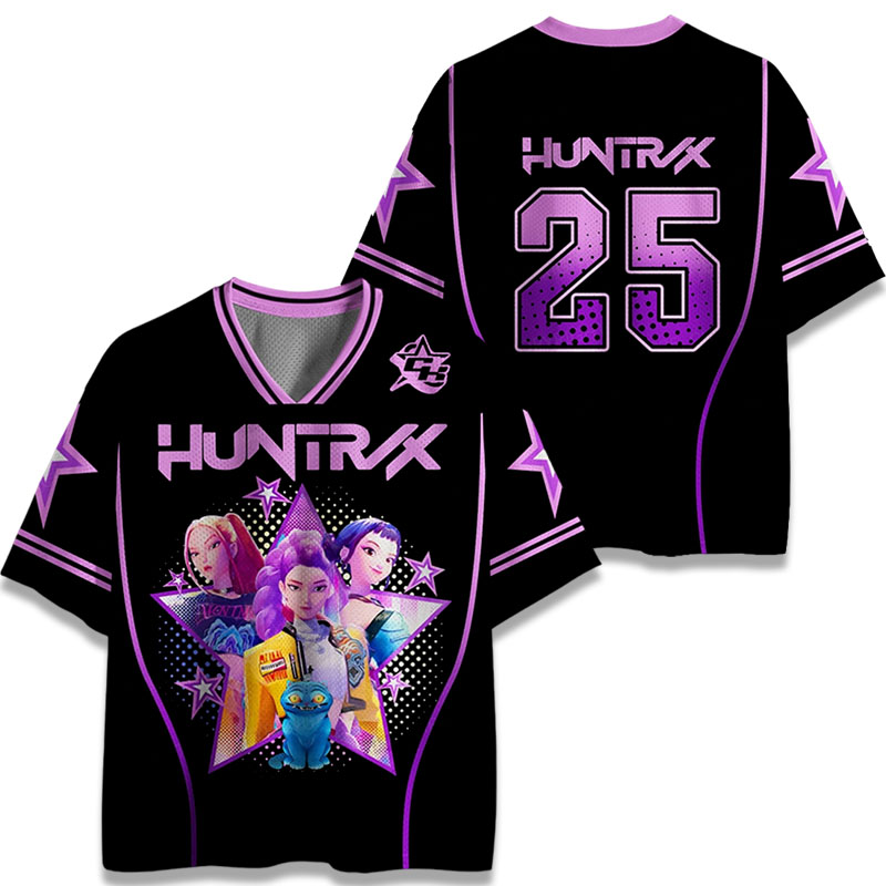 Huntr Y2K Crop Sport Jersey Shirts