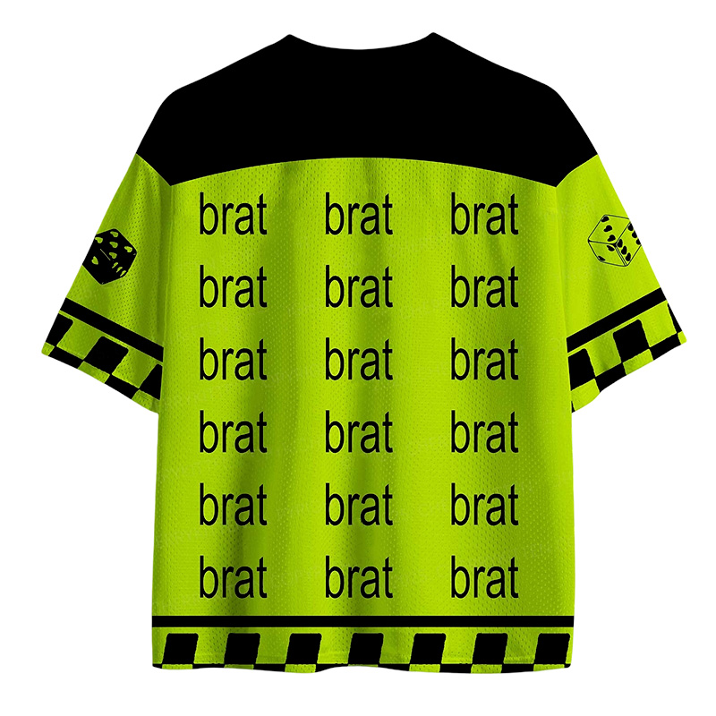 Brat Y2K Crop Sport Jersey Shirts