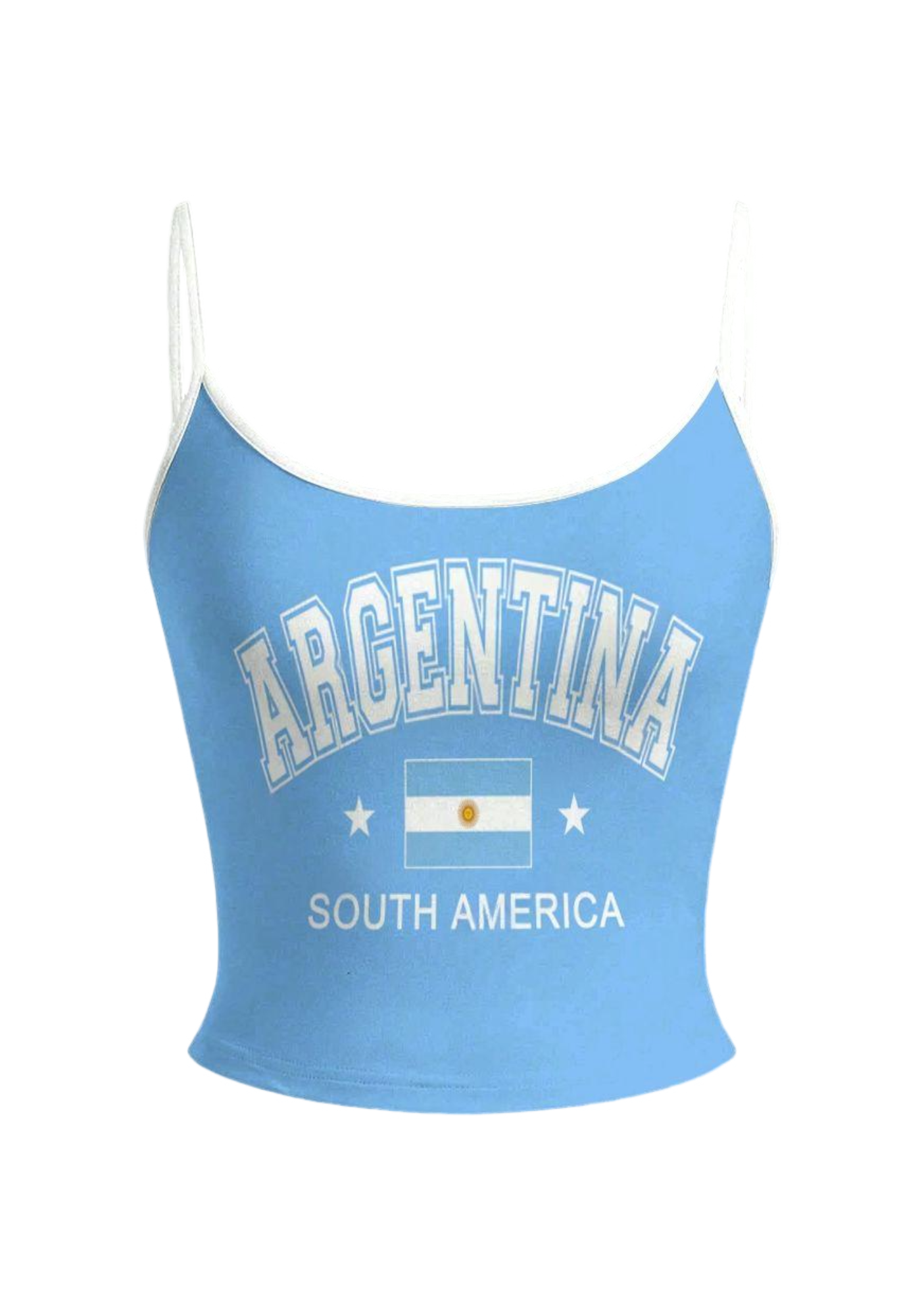 Argentina Sun of May Flag Tops & Elasticated Trousers Two-Piece Set