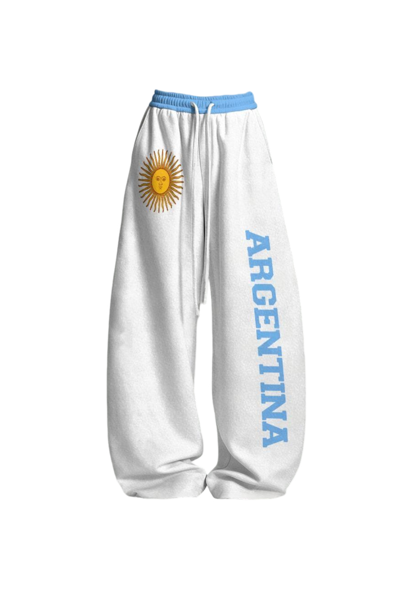 Argentina Sun of May Flag Tops & Elasticated Trousers Two-Piece Set
