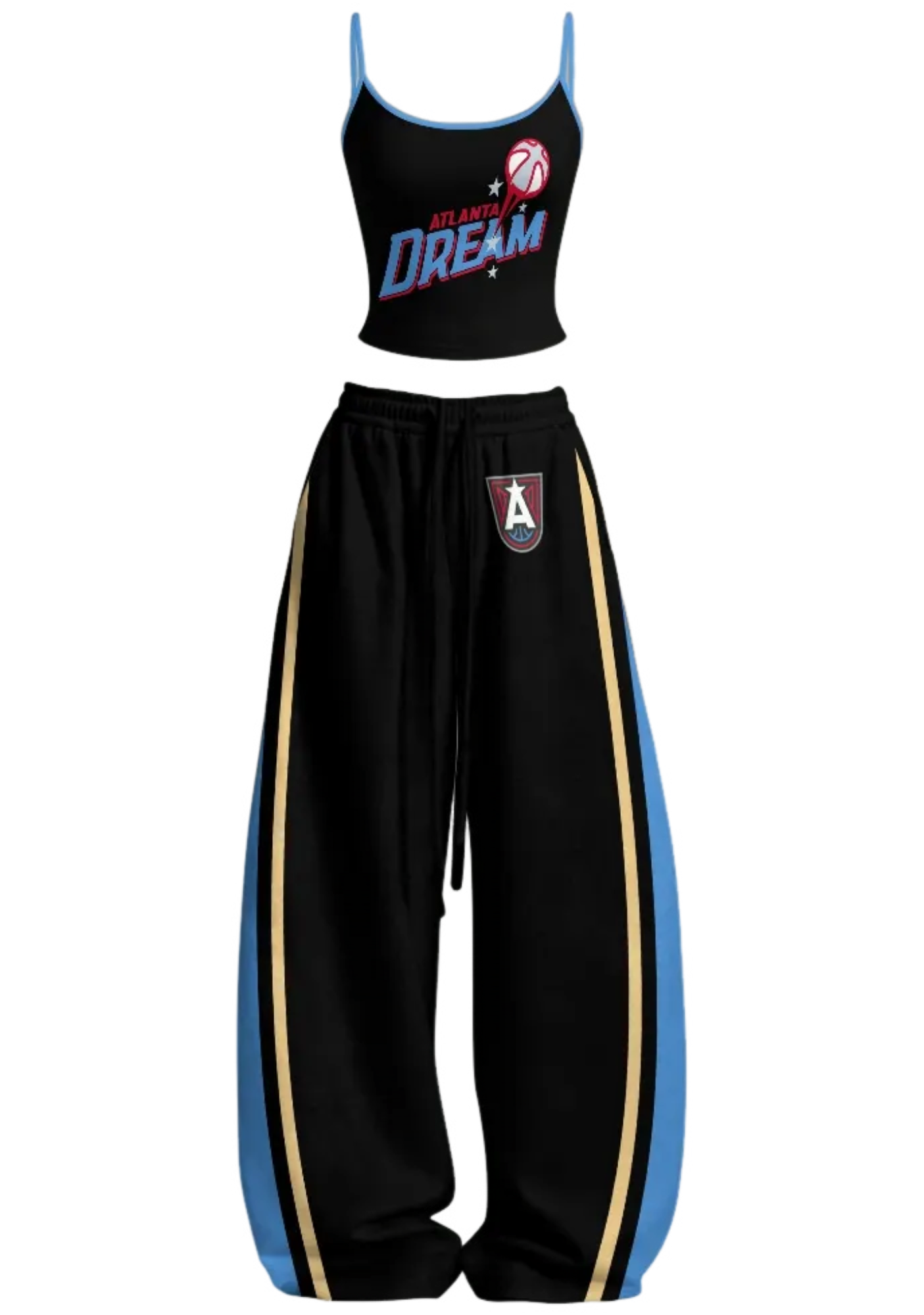 Atlanta Dream Tops & Elasticated Trousers Two-Piece Set