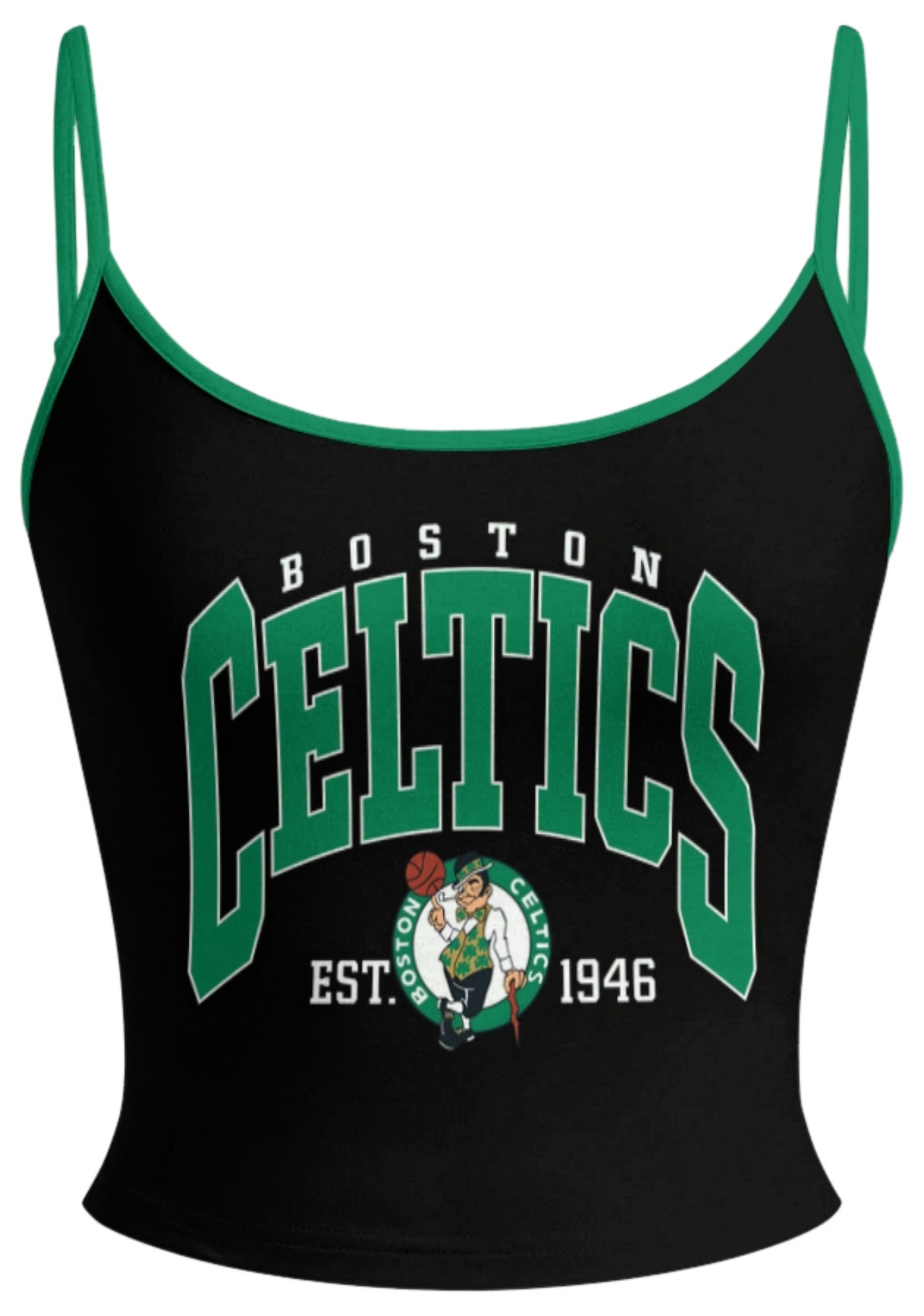Boston Celtics Tops & Elasticated Trousers Two-Piece Set