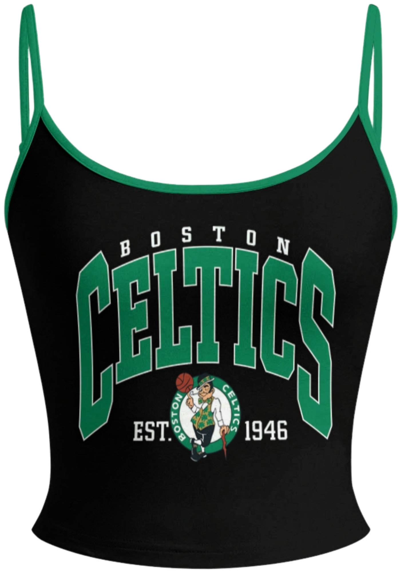 Boston Celtics Tops & Elasticated Trousers Two-Piece Set