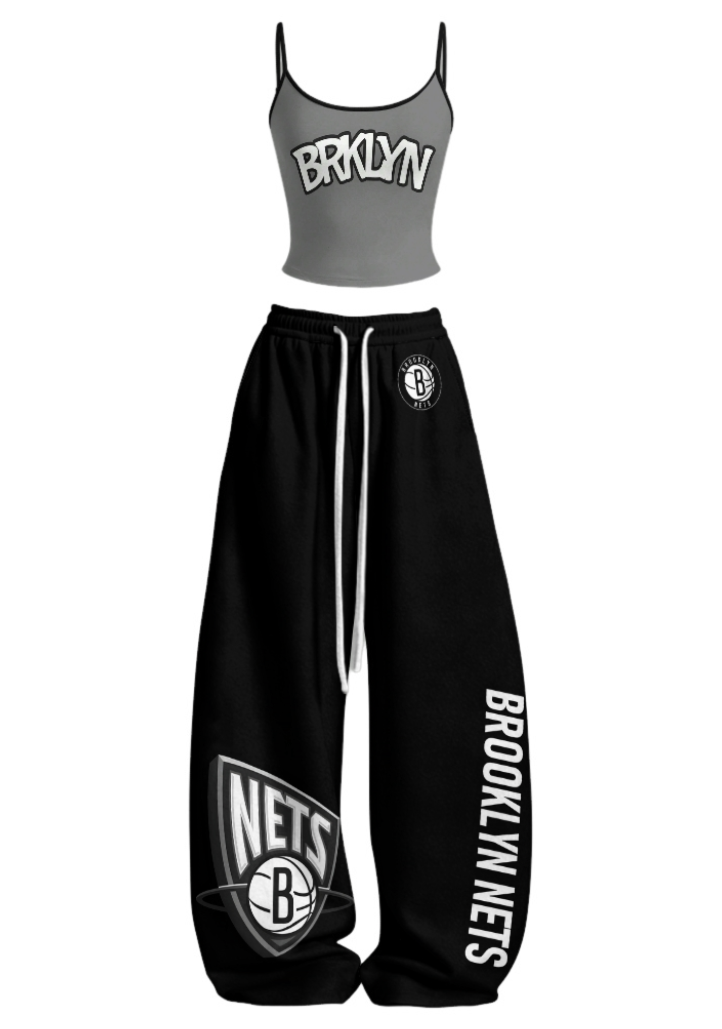 Brooklyn Tops & Elasticated Trousers Two-Piece Set