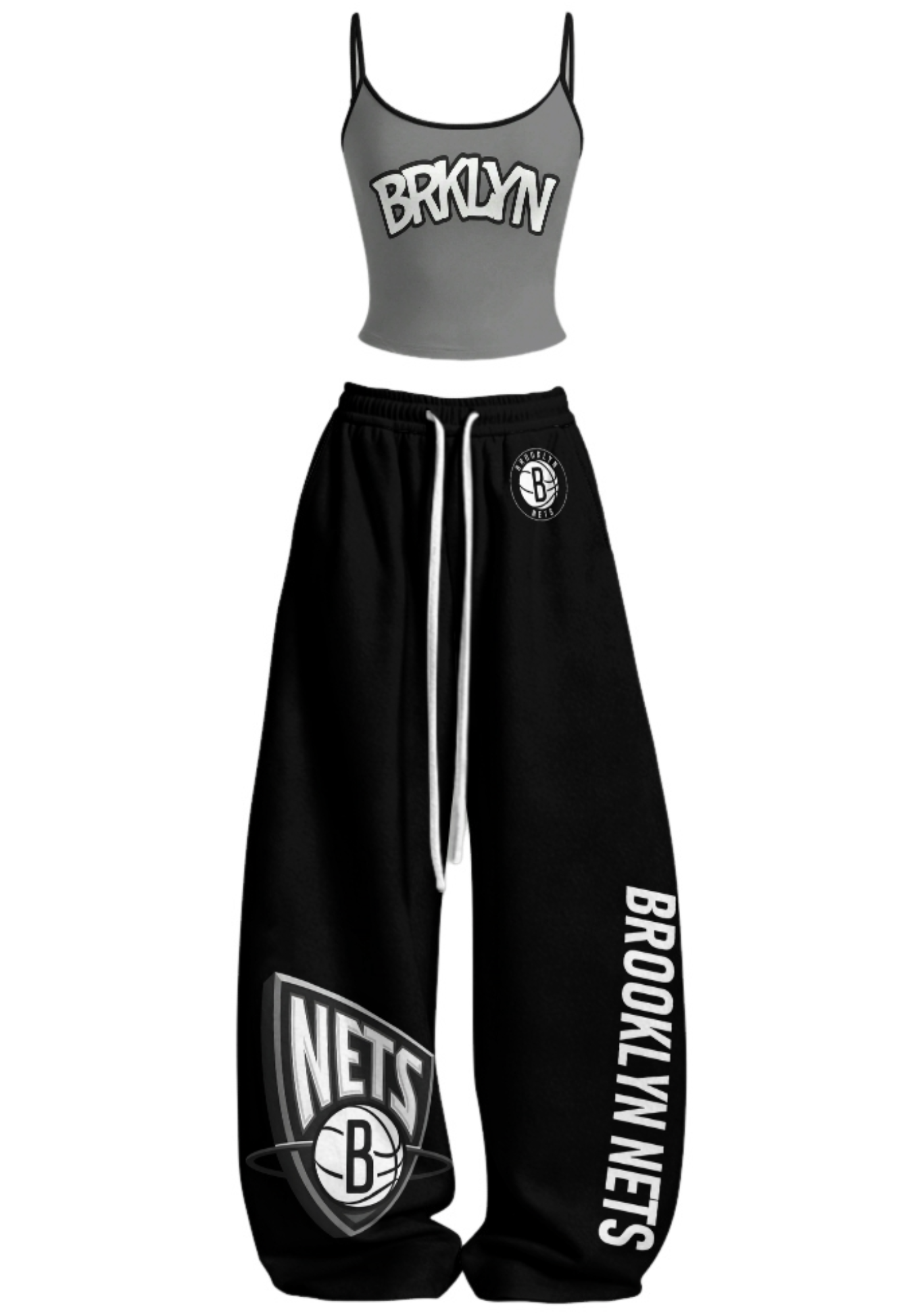 Brooklyn Tops & Elasticated Trousers Two-Piece Set
