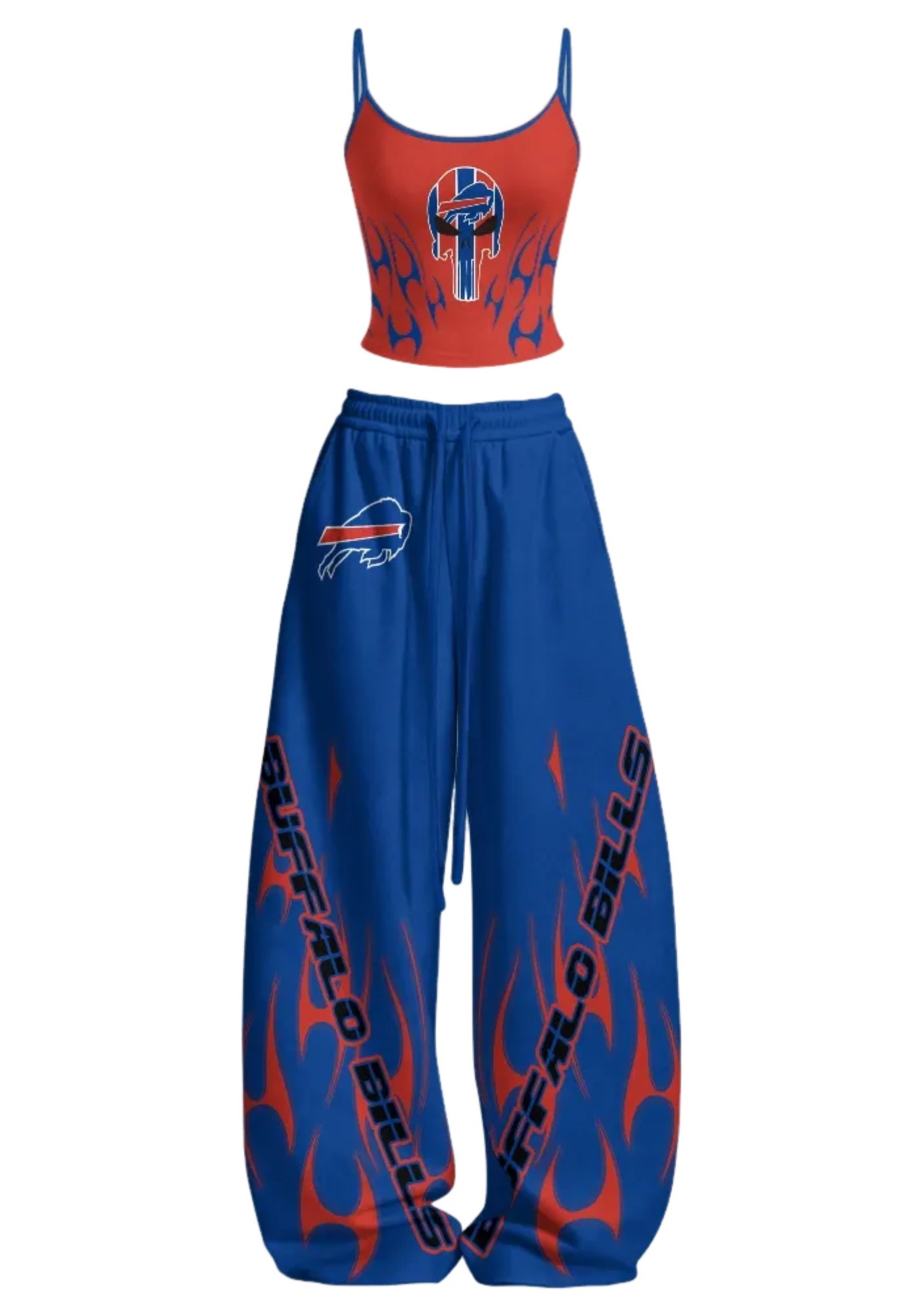 Buffalo Bills Tops & Elasticated Trousers Two-Piece Set