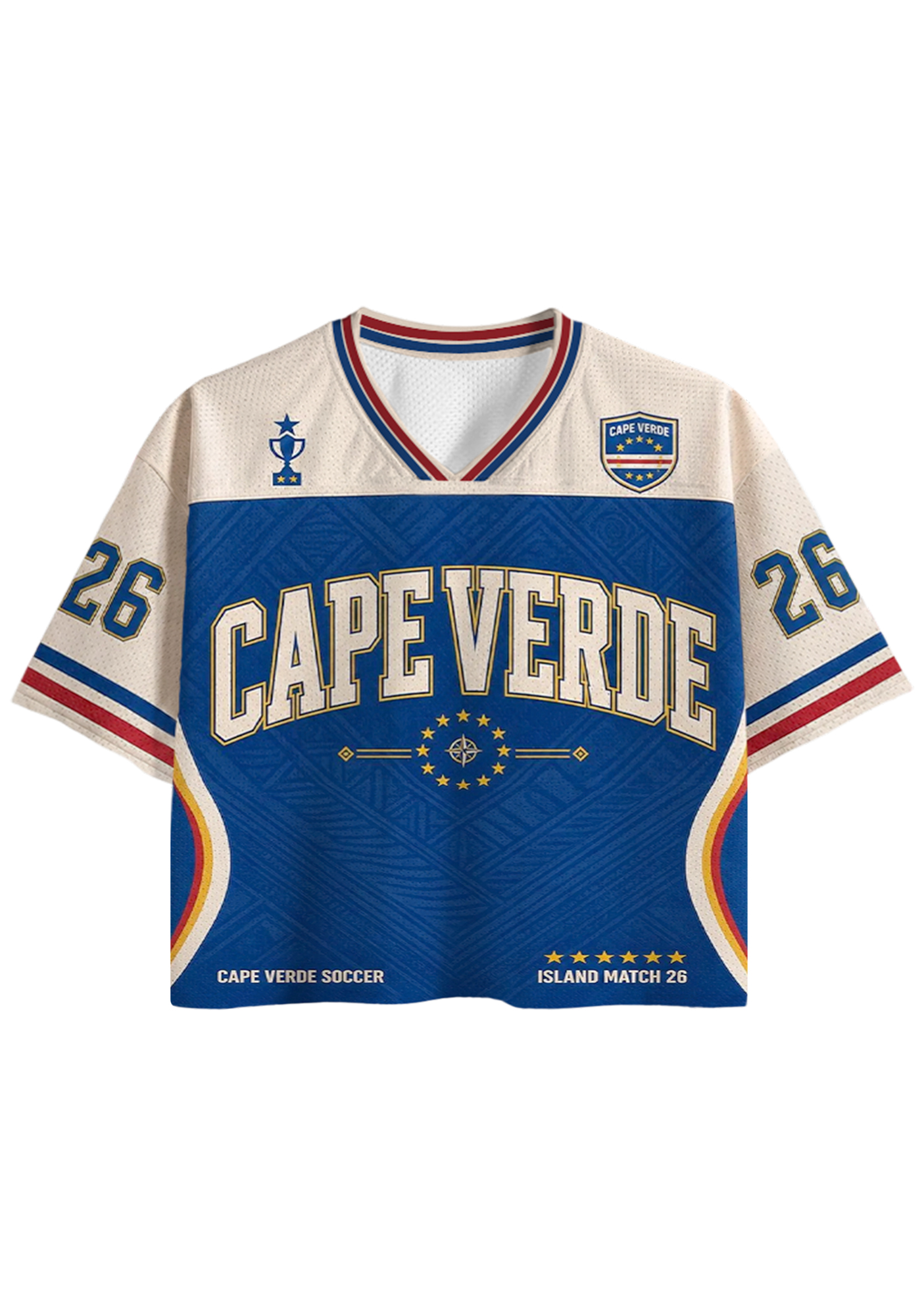Cape Verde National Team Mesh Jersey Shirts
